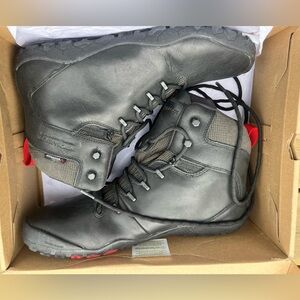 Vivobarefoot NEW Black Leather Tracker Hiking Boots Waterproof Men’s EU46 US12.5